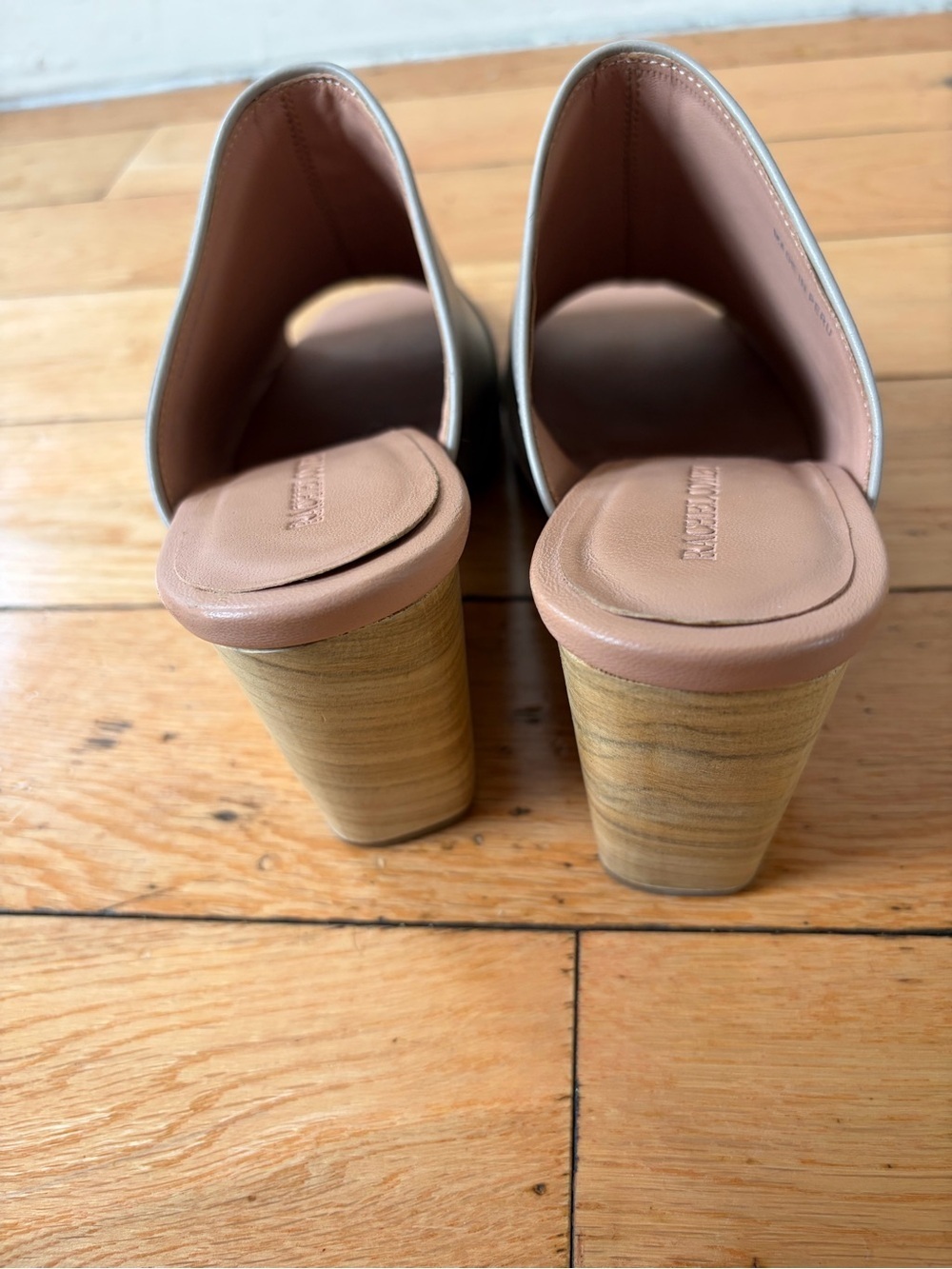 Rachel Comey Dahl Leather Open-Toe Block Heel Mule Sandal - Picture 5 of 7